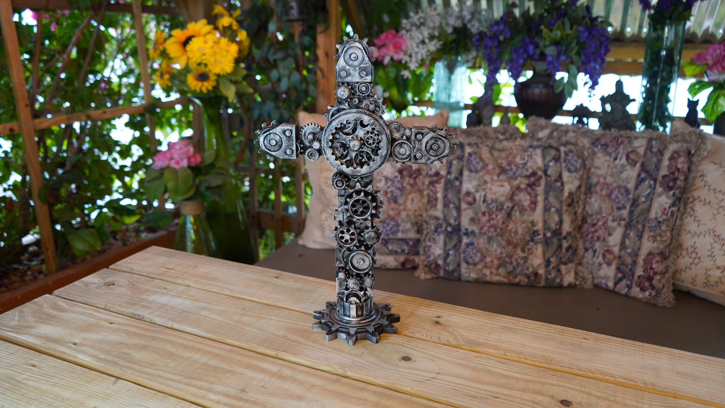 Industrial Gear Cross (Liquid Steel)