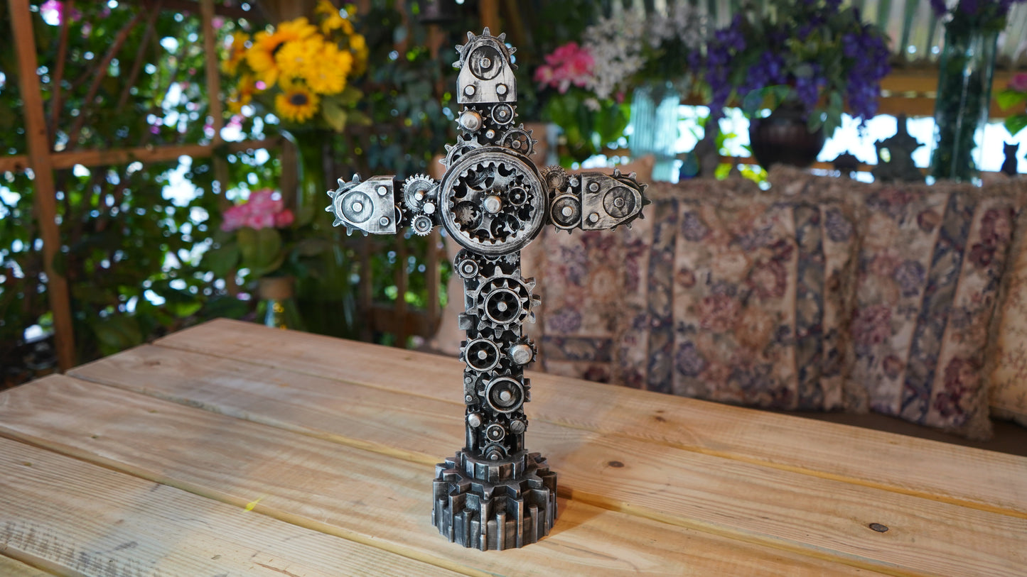 Industrial Gear Cross (Liquid Steel)