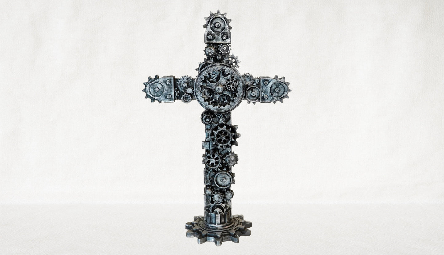 Industrial Gear Cross (Liquid Steel)